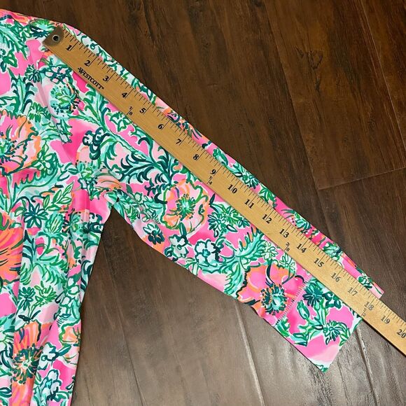 LILLY PULITZER Solia ChillyLilly Mini Dress Soleil Pink Floral Shift NWT - Picture 14 of 14